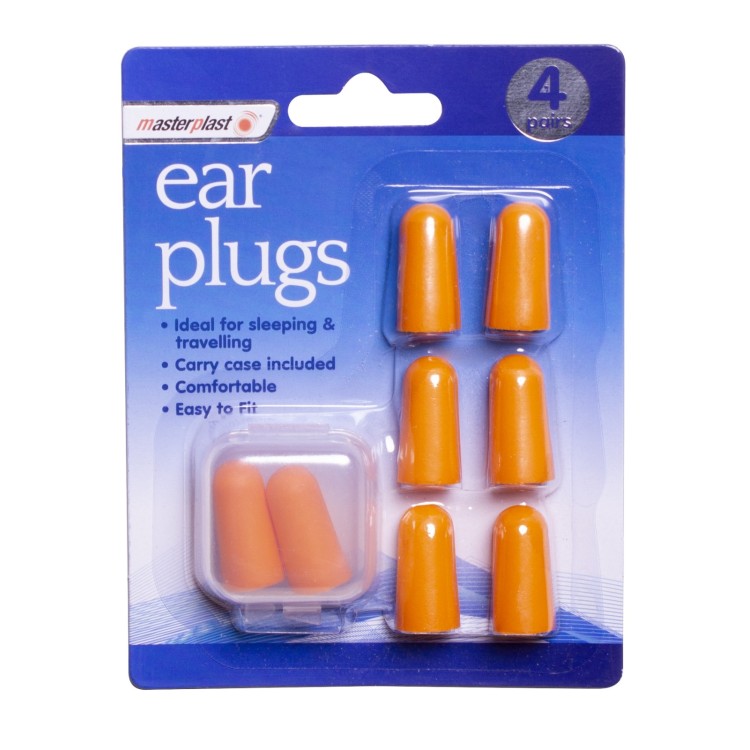 Masterplast Ear Plugs Pack of 4 Pairs